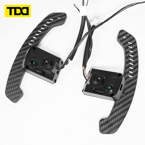 Palancas de cambio magnéticas de fibra de carbono TDD LED para Nissan 400Z GTR R35, palancas de cambio para volante - Product Image 2