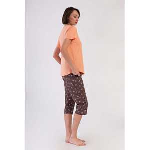 Combinaison de nuit ovale à manches courtes et col rond pour femme, taille XXL - Product Image 3