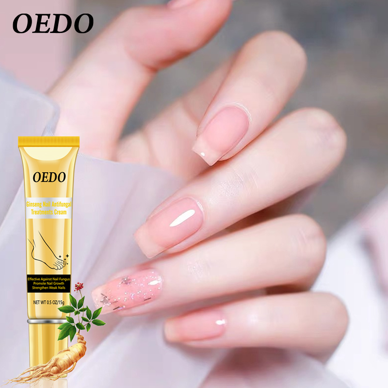 OEDO Ginseng Fungal Nail Treatment Cream Toe Nail Fungus Removal Infection Feet Care Nail Gel