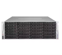 Serveur en rack Supermicro SSG-6049P-E1CR24H 4U noir, processeurs Intel Xeon Scalable de 2e génération, alimentation 1200W, garantie 3 ans