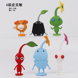 ฟิกเกอร์ตัวการ์ตูนใหม่ <span class=keywords><strong>Pikmin</strong></span> <span class=keywords><strong>4</strong></span>-10ซม. XR ใหม่6ชิ้นชุดท็อปเปอร์เค้ก - Product Image 3
