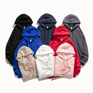 330 g de haute qualité en coton et polyester surdimensionné Ultra doux à manches longues col rond sweats et sweats à capuche pour hommes - Product Image 2