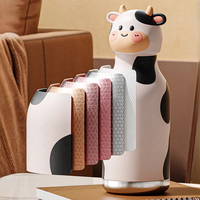 Bouteille d'eau pour enfants avec motif d'animaux mignons, en acier inoxydable, thermos isolé sous vide, gourde anti-fuite, tasse à boire portable pour l'école