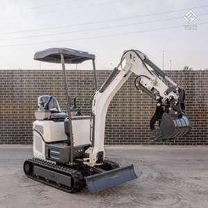 รถขุดขนาดเล็ก 1.3 ตัน จากโรงงานโดยตรง รับทำโลโก้และอุปกรณ์เสริมตามสั่ง รถขุดไฮดรอลิกแบบตีนตะขาบขนาดเล็ก - Product Image 4