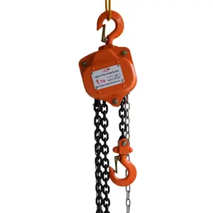 0,5 t 10t cadena polea bloque y polipasto de bloques polipasto de cadena y elevación/de la mano del cabrestante