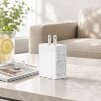 Chargeur mural électrique rapide HNT Wholesale 32W GaN 4 ports PD QC, adaptateur secteur multi-prises EU/US/UK/AU pour appareil photo, ordinateur portable, OEM CE FCC
