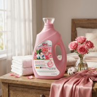 Détergent à lessive doux Covy 3 kg, prêt à être expédié, haute efficacité, parfum rose, détachant équivalent à 6 kg de poudre à lessive