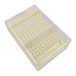 Dental Bur <b>Box</b> 168 Hole Plastic High Low Speed Storage Case With Drawer Multi Purpose Instrument Accessory Organizer - Product Image 4