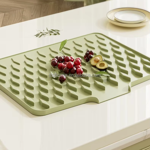 Alfombrilla de Silicona para Escritorio, Escurridor de Platos para Cocina, Fácil de Limpiar, Aislante del Calor - Product Image 6