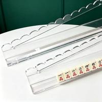 Organizer Kartu Mahjong Magnetik Akrilik Skala Push Card Cross-Border/Organizer Kartu Mahjong Dapat Disesuaikan Berbagai Warna Portabel
