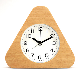 Vòng hình dạng thông gỗ làm phòng ngủ bàn Bàn gỗ đồng hồ báo thức - Product Image 4