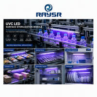Module d'éclairage UVC 275 nm sans ozone 4,8 W, lumière froide sans mercure DC12V pour unité d'éclairage interne des armoires de cuisine domestiques