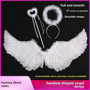 Venta Directa de Fábrica, Alas de Ángel para Adultos, Alas de Halloween Hechas a Mano con Plumas, Venta al Por Mayor - Product Image 3
