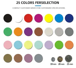 10/20 Sheets Wholesale Vinyl Logo Spot Circle Colorful Dot Price Stickers Self Adhesive Waterproof Blank Round Sticker Sh