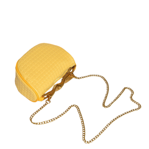 高级女式单肩包编织真皮手提包链条肩带可定制徽标可提供OEM服务 - Product Image 4