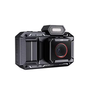 كاميرا فيديو D52 صغيرة محمولة ، 4k احترافية ، شاشة عالية الدقة ، عدسة مزدوجة ، كاميرا فيديو تكبير 18X