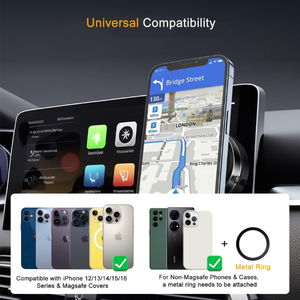Supporto per telefono da auto <span class=keywords><strong>a</strong></span> <span class=keywords><strong>ventosa</strong></span> 2026: Nuovo modello per iPhone e Xiaomi con adsorbimento sottovuoto - Ideale per dropshipping - Product Image 4