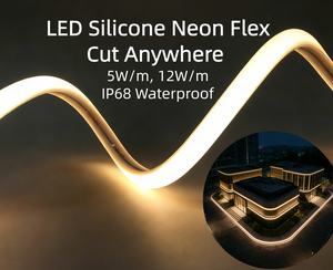 Barre lumineuse LED néon flexible Vibey USB 24V, étanche IP68 pour extérieur, à découpe libre, pour villas, parcs et <span class=keywords><strong>gratte</strong></span>-<span class=keywords><strong>ciel</strong></span> - Product Image 1