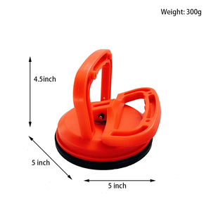 Extractor de abolladuras individual de plástico con mango, elevador de ventosa de ventana al vacío de vidrio, 5 pulgadas - Product Image 5
