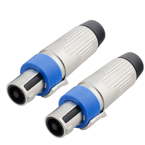 מתכת 4 סיכות זכר נקבה speakon plug מחבר עבור תותח רמקול חוט - Product Image 4
