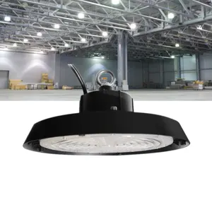 Produsen Cina OEM 100W 150W 200W lampu LED UFO Teluk tinggi 150lm/W lampu LED gudang pabrik industri komersial