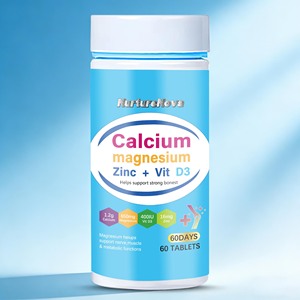 Exportation transfrontalière de comprimés de calcium, magnésium, <span class=keywords><strong>zinc</strong></span> + vitamine D3, 60 capsules, vente directe d'usine, support OEM - Product Image 2