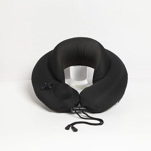 Almohada de Viaje para el <span class=keywords><strong>Cuello</strong></span> de Inflado Rápido con Bomba de Presión Patentada, Espuma Viscoelástica, Válvula de Desinflado Instantáneo, Cojín de Viaje en Forma de U para Dormir en el Avión - Product Image 3