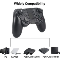 Turbo para Joysticks de Gamepad Inalámbricos para P3 y para P4 con Motor de Vibración, Accesorio de Controlador
