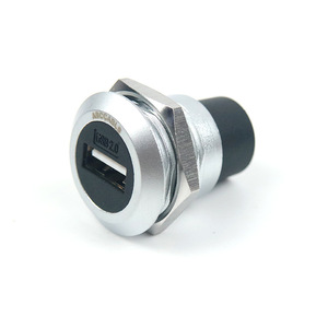 อะแดปเตอร์ USB USB 3.0 A ตัวเมีย 4P ขั้วต่อทองแดงสำหรับการถ่ายโอนข้อมูลพร้อมการติดตั้งแบบเกลียวสกรู - Product Image 3