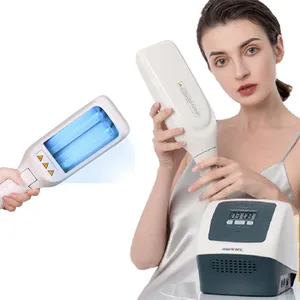 Uso doméstico portátil de mano 311nm Uv fototerapia Uva luz Uvb lámpara para Vitiligo Psoriasis Eczema Pityriasis Rosea tratamiento