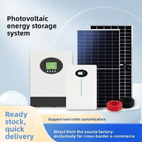 Système solaire hors réseau 10 kW à succès, kit PV complet pour toiture avec stockage de batterie LiFePO4 pour villa résidentielle