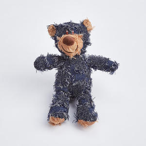 Yüksek kaliteli Denim peluş köpek çiğnemek oyuncak sağlam interaktif oyun sıkıntı kabartma toksik olmayan çevre dostu diş çıkarma yardım köpekler için - Product Image 6