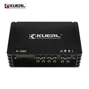 Kuerl หน่วยประมวลผลเครื่องเสียงรถยนต์ DSP K-480ประมวลผลเสียงดิจิตอล4แชนเนลสำหรับรถยนต์12V แบบสากล - Product Image 4