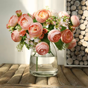 Various Colors Floral Arrangement Faux Silk Wholesale Rose <b>Artificial</b> <b>Flowers</b> for Decoration Wedding <b>Artificial</b> - Product Image 1