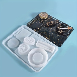 Kit de 5 Moldes de Silicona para Resina Epoxi, Curado con Calor, Formas Irregulares, Temática de <span class=keywords><strong>Amor</strong></span>/Deportes/TV y Cine, para <span class=keywords><strong>Arte</strong></span> y Decoración <span class=keywords><strong>del</strong></span> Hogar - Product Image 1