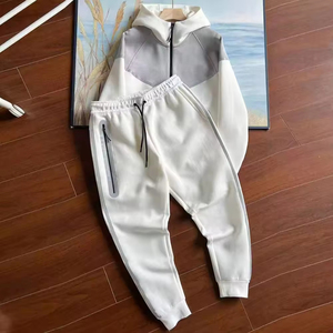 Мужской флисовый спортивный костюм на молнии - Product Image 2