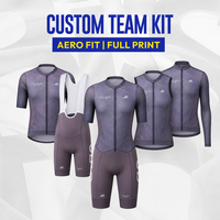 Ensemble vêtements cyclisme personnalisé unisexe grande taille respirant séchage rapide maillot et cuissard kit équipe OEM