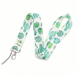 Wholesale OEM Eco-Friendly Water Resistant Badge Holder <b>Lanyard</b> Thermal Transfer Custom Color Personalized Custom Logo Printed - Product Image 1