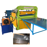 Machine de découpe de tôles métalliques automatique contrôlée par PLC avec alimentation hydraulique et certification CE