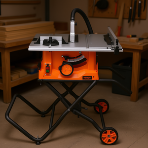 Scie à table électrique Vevor 10, 5000 tr/min, capacité de coupe de 25 pouces avec support, machine de découpe - Product Image 2