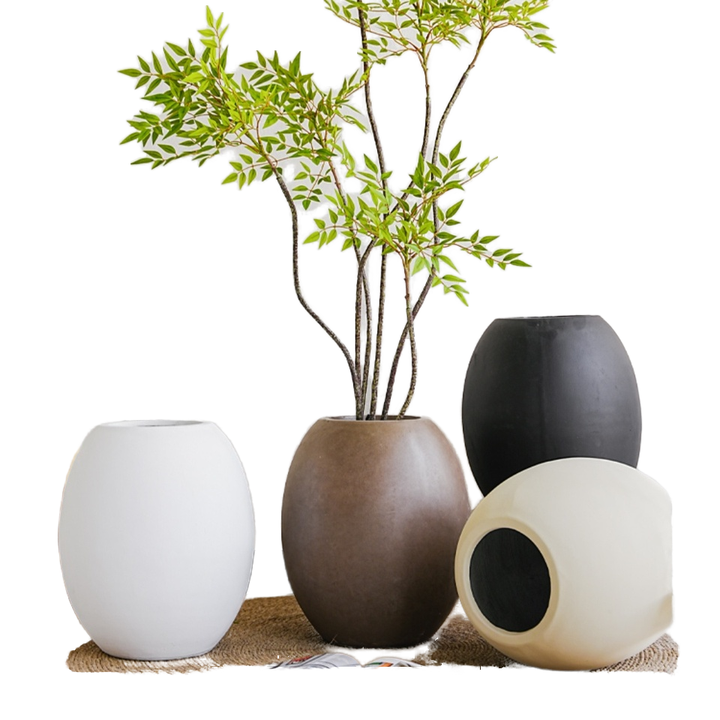 Vaso In Ceramica Per Fiori Bianco Moderno Vaso Di Fiori 23 Cm Vaso Decorativo Per Erba Di Pampa Vasi Di Ceramica Fatti A Mano Vintage Regalo Per La Casa Soggiorno Camera Da