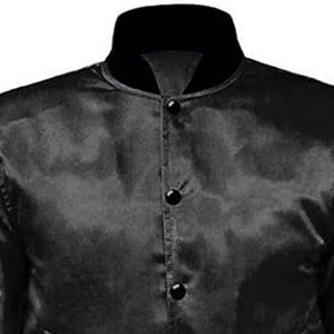 Chaqueta satinada ligera, nueva, elegante, de talla grande, muy vendida, para hombre, chaqueta de exterior, chaqueta bomber para hombre - Product Image 4