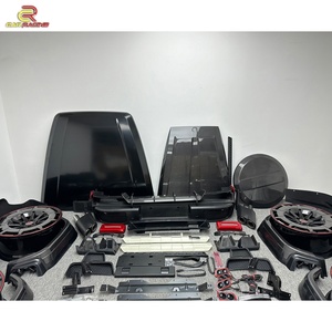 Kit de Carrocería Estilo R W463 G63, Fibra de Carbono Seca, para W463 G500 G55 AMG G63 G-Wagon, Alerón de Capó, 2002-2018 - Product Image 6