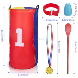 <span class=keywords><strong>Jeux</strong></span> <span class=keywords><strong>de</strong></span> plein air pour enfants et adultes : Egg Spoon, Sac à pommes <span class=keywords><strong>de</strong></span> terre à 3 pattes, <span class=keywords><strong>Lancer</strong></span> d'anneaux, Sac <span class=keywords><strong>de</strong></span> saut et Course – Couleur et logo personnalisables - Product Image 5