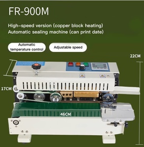 เครื่องซีลฟิล์มกึ่งอัตโนมัติ FR-770 FR900 FR1000 FR1800 แบบต่อเนื่อง ปรับอุณหภูมิได้ ประสิทธิภาพสูง - Product Image 3