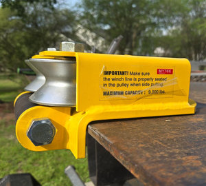 <span class=keywords><strong>Winch</strong></span> Tarik Samping Kustom Baja Tahan Karat dengan Kekuatan Putus 14.400 Lbs, Kabel 3/8 X 75 kaki, Pengait Putar Pengunci Otomatis untuk Mytee - Product Image 2