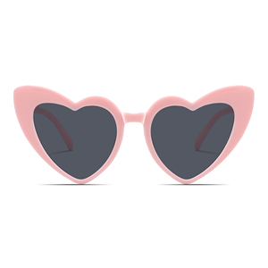 2025 venta al por mayor barato personalizado bodas UV400 gafas favores fiesta sombras colorido caramelo Rosa amor corazón en forma de gafas de sol - Product Image 2