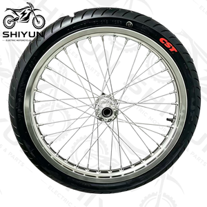 Set Roda Sur-Ron Light Bee |   17 X 1.60" 17 X 2.15" Kit Ban Motor Supermoto Dirt Bike Warna Perak - Product Image 4