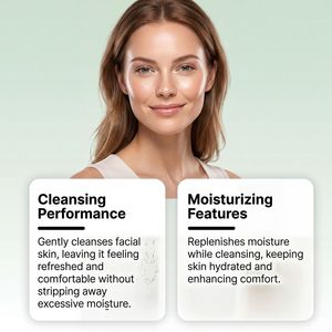 Aloe Moisturizing Facial Cleansing Gel Mild Gentle <b>Care</b> Clean Smooth Pores Refreshing Hydrating Skin Wash - Product Image 2