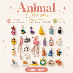 Colgantes de Animales en 3D de Manna Cute, Dijes de Esmalte Duradero Pintados a Mano - Gatos/Perros/<span class=keywords><strong>Pantera</strong></span> <span class=keywords><strong>Rosa</strong></span> - Product Image 1